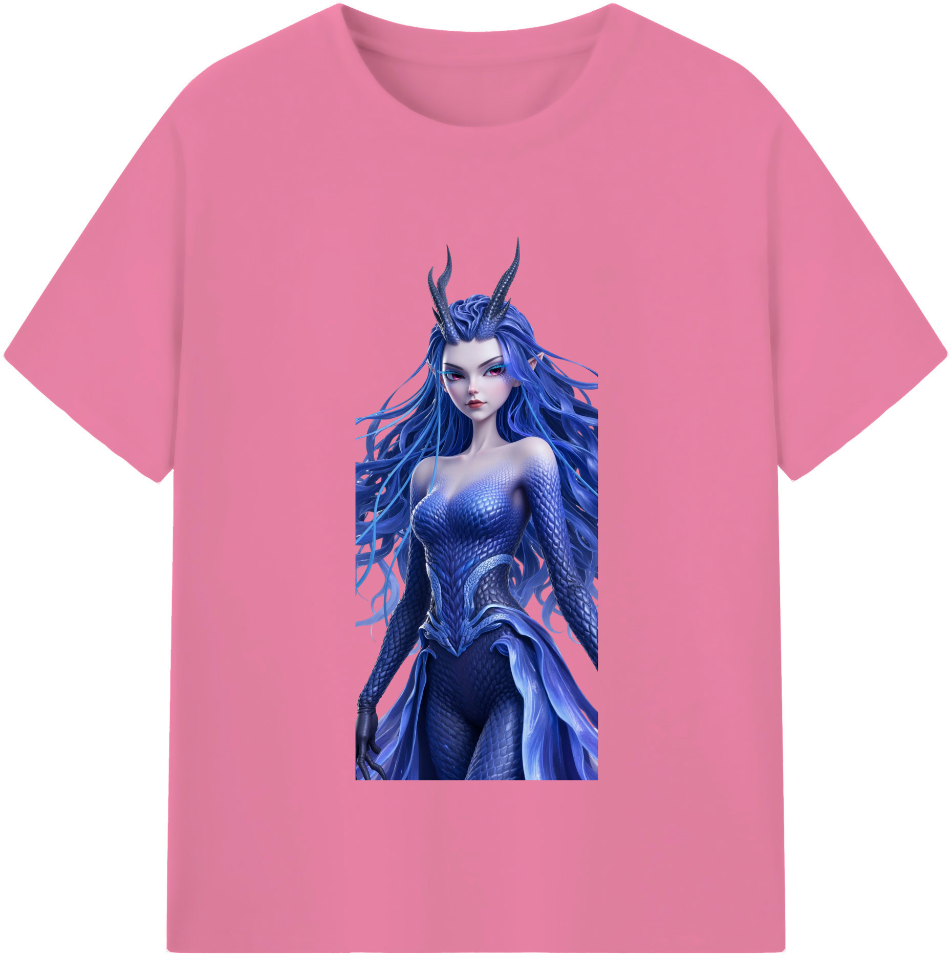 （画像用） Ne Zha 2 ナタ 魔童の大暴れ 綿100％半袖Tシャツ（フロントプリント）